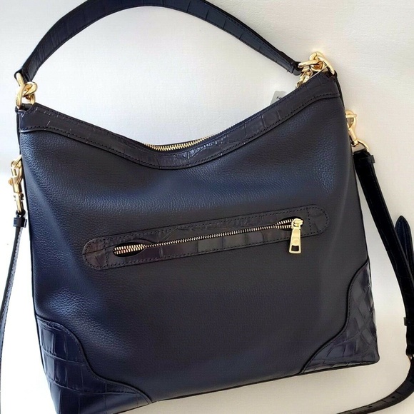 NEW Coach Crossbody Crocodile-embossed Leather hob - Picture 5 of 8